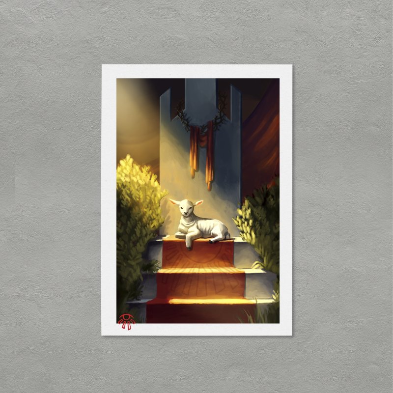 Postkarte "The Lamb"